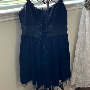 Black dress.